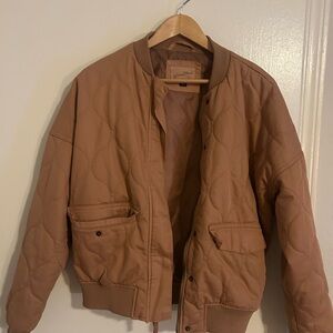 Women’s Quilted Brown Jacket
